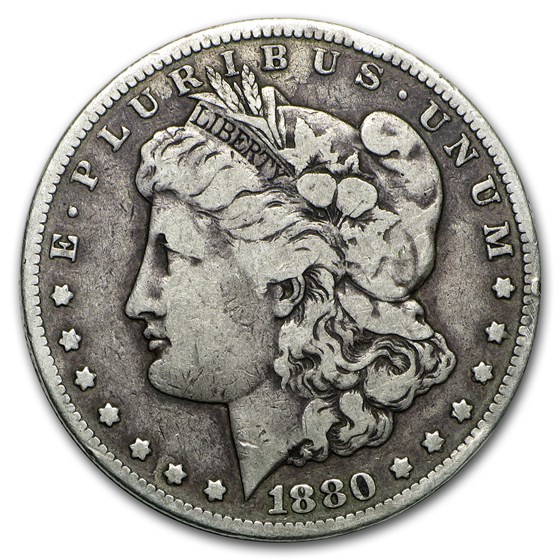 1880-CC Morgan Dollar VG 1880-CC Morgan Dollar VG